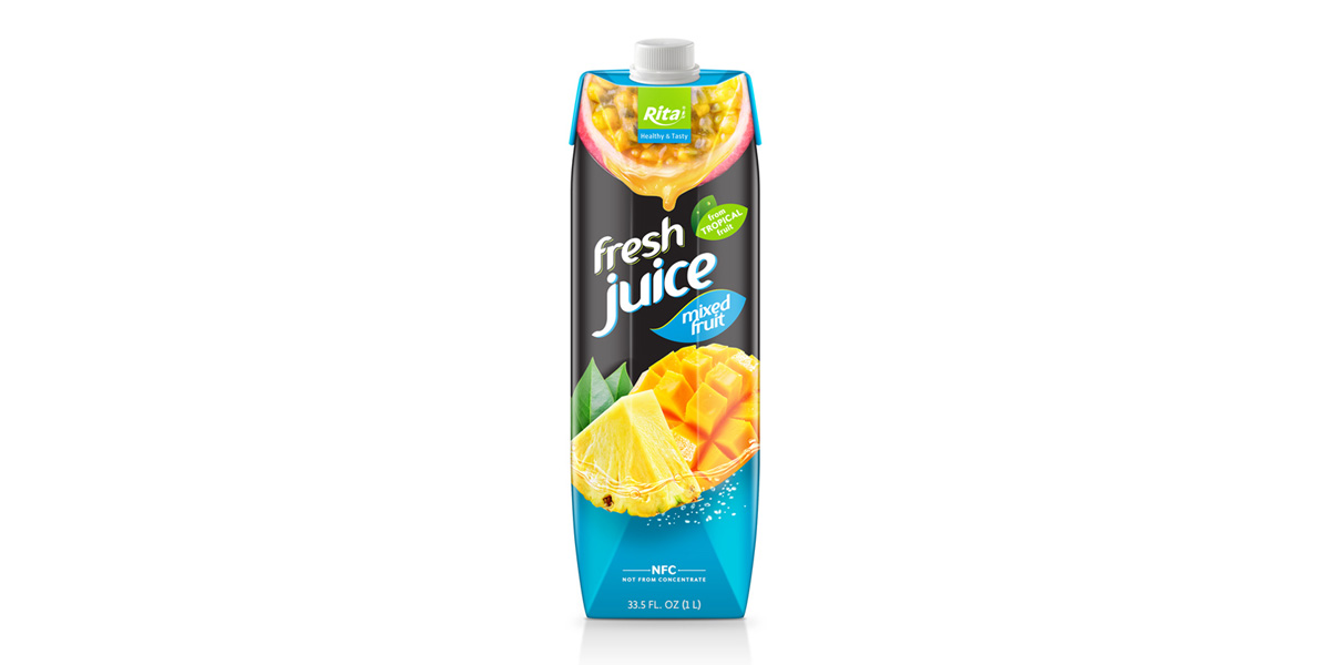 Mixed Fruit Juice 1000ml Paper Box Rita Brand